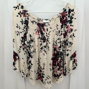 Floral Print Women's Top